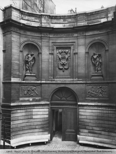 Vue de la Fontaine des Quatre Saisons, partie gauche, rue de Grenelle, 1739-46 (détail) - Edmé Bouchardon